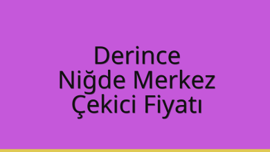 Derince Çekici Fiyatı – Niğde Merkez Oto Kurtarıcı Ücreti