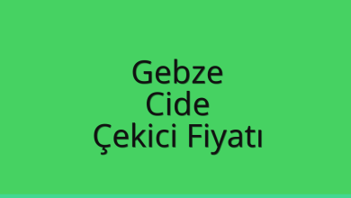 Gebze Çekici Fiyatı – Cide Oto Kurtarıcı Ücreti