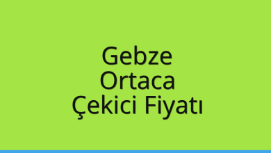 Gebze Çekici Fiyatı – Ortaca Oto Kurtarıcı Ücreti