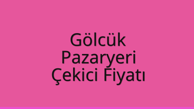 Gölcük Çekici Fiyatı – Pazaryeri Oto Kurtarıcı Ücreti