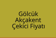 Gölcük Çekici Fiyatı – Akçakent Oto Kurtarıcı Ücreti