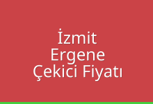 İzmit Çekici Fiyatı – Ergene Oto Kurtarıcı Ücreti
