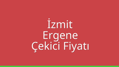İzmit Çekici Fiyatı – Ergene Oto Kurtarıcı Ücreti