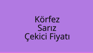 Körfez Çekici Fiyatı – Sarız Oto Kurtarıcı Ücreti