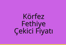 Körfez Çekici Fiyatı – Fethiye Oto Kurtarıcı Ücreti