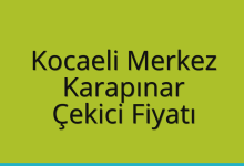 Kocaeli Merkez Çekici Fiyatı – Karapınar Oto Kurtarıcı Ücreti