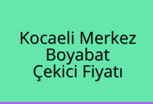 Kocaeli Merkez Çekici Fiyatı – Boyabat Oto Kurtarıcı Ücreti