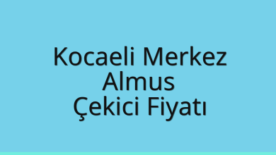 Kocaeli Merkez Çekici Fiyatı – Almus Oto Kurtarıcı Ücreti