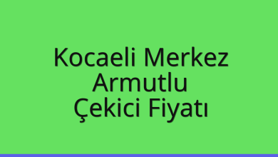 Kocaeli Merkez Çekici Fiyatı – Armutlu Oto Kurtarıcı Ücreti