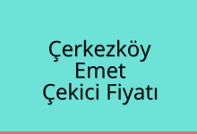 Çerkezköy Çekici Fiyatı – Emet Oto Kurtarıcı Ücreti
