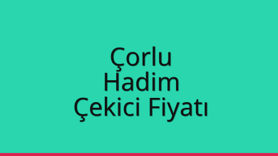 Çorlu Çekici Fiyatı – Hadim Oto Kurtarıcı Ücreti