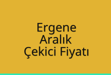 Ergene Çekici Fiyatı – Aralık Oto Kurtarıcı Ücreti