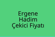 Ergene Çekici Fiyatı – Hadim Oto Kurtarıcı Ücreti