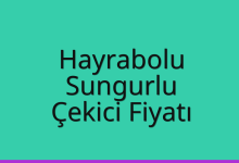 Hayrabolu Çekici Fiyatı – Sungurlu Oto Kurtarıcı Ücreti
