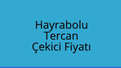 Hayrabolu Çekici Fiyatı – Tercan Oto Kurtarıcı Ücreti