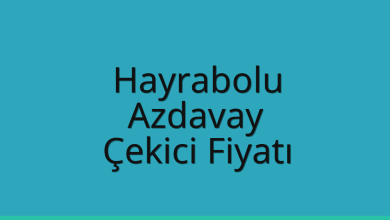 Hayrabolu Çekici Fiyatı – Azdavay Oto Kurtarıcı Ücreti