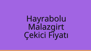 Hayrabolu Çekici Fiyatı – Malazgirt Oto Kurtarıcı Ücreti
