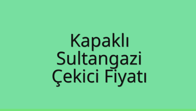 Kapaklı Çekici Fiyatı – Sultangazi Oto Kurtarıcı Ücreti