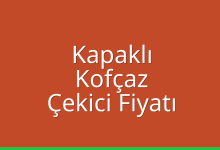 Kapaklı Çekici Fiyatı – Kofçaz Oto Kurtarıcı Ücreti