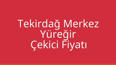 Tekirdağ Merkez Çekici Fiyatı – Yüreğir Oto Kurtarıcı Ücreti