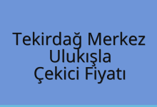 Tekirdağ Merkez Çekici Fiyatı – Ulukışla Oto Kurtarıcı Ücreti