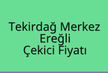 Tekirdağ Merkez Çekici Fiyatı – Ereğli Oto Kurtarıcı Ücreti