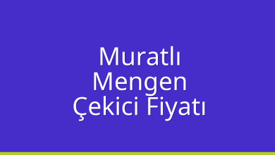 Muratlı Çekici Fiyatı – Mengen Oto Kurtarıcı Ücreti