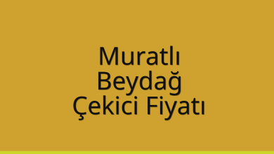 Muratlı Çekici Fiyatı – Beydağ Oto Kurtarıcı Ücreti