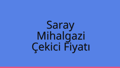 Saray Çekici Fiyatı – Mihalgazi Oto Kurtarıcı Ücreti