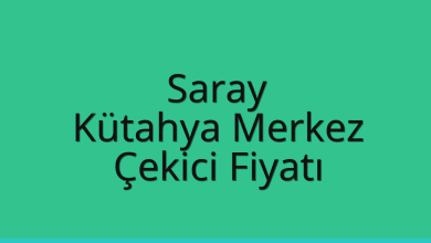 Saray Çekici Fiyatı – Kütahya Merkez Oto Kurtarıcı Ücreti