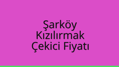 Şarköy Çekici Fiyatı – Kızılırmak Oto Kurtarıcı Ücreti