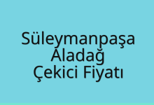 Süleymanpaşa Çekici Fiyatı – Aladağ Oto Kurtarıcı Ücreti