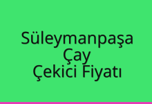 Süleymanpaşa Çekici Fiyatı – Çay Oto Kurtarıcı Ücreti