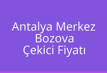 Antalya Merkez Çekici Fiyatı – Bozova Oto Kurtarıcı Ücreti