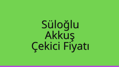 Süloğlu Çekici Fiyatı – Akkuş Oto Kurtarıcı Ücreti