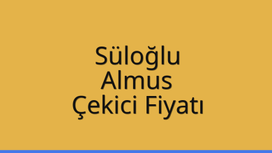 Süloğlu Çekici Fiyatı – Almus Oto Kurtarıcı Ücreti