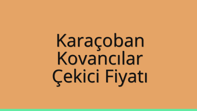 Karaçoban Çekici Fiyatı – Kovancılar Oto Kurtarıcı Ücreti