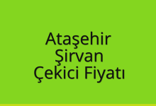 Ataşehir Çekici Fiyatı – Şirvan Oto Kurtarıcı Ücreti