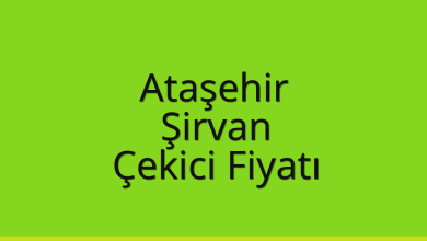 Ataşehir Çekici Fiyatı – Şirvan Oto Kurtarıcı Ücreti