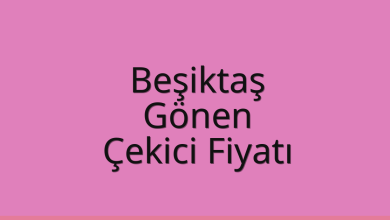 Beşiktaş Çekici Fiyatı – Gönen Oto Kurtarıcı Ücreti