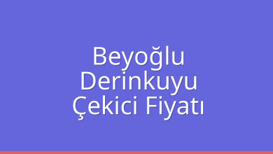 Beyoğlu Çekici Fiyatı – Derinkuyu Oto Kurtarıcı Ücreti