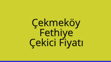 Çekmeköy Çekici Fiyatı – Fethiye Oto Kurtarıcı Ücreti