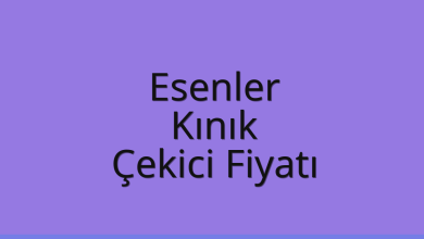 Esenler Çekici Fiyatı – Kınık Oto Kurtarıcı Ücreti