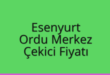 Esenyurt Çekici Fiyatı – Ordu Merkez Oto Kurtarıcı Ücreti