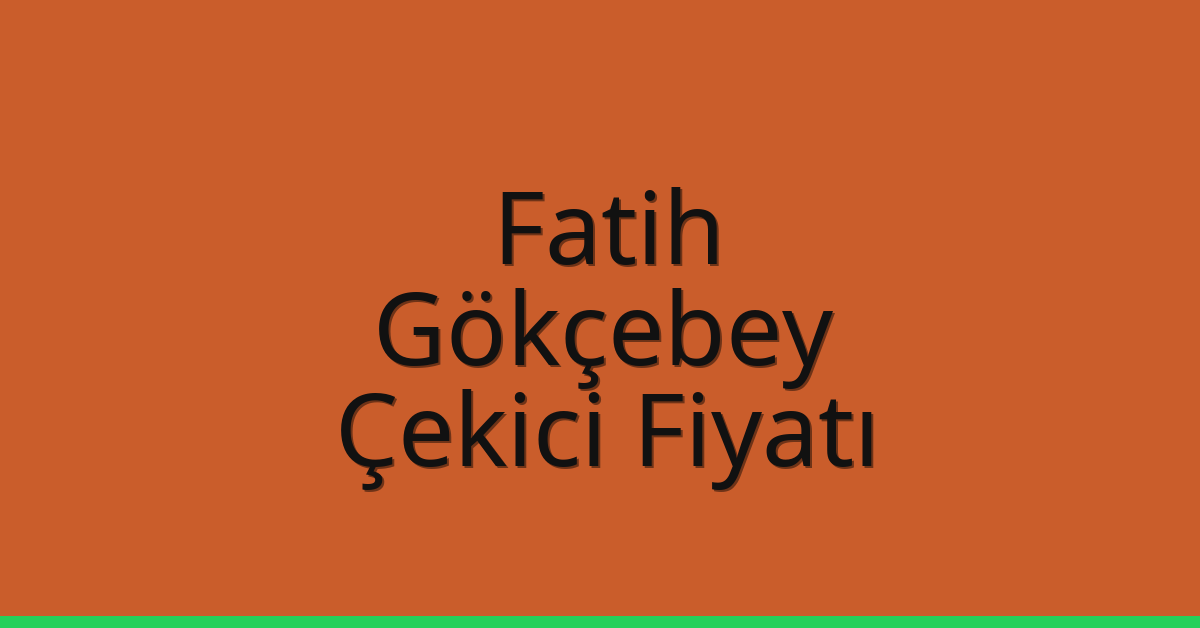 Fatih Çekici Fiyatı - Gökçebey Oto Kurtarıcı Ücreti Fatih Çekici Fiyatı – Gökçebey Oto Kurtarıcı Ücreti