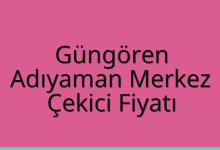 Güngören Çekici Fiyatı – Adıyaman Merkez Oto Kurtarıcı Ücreti