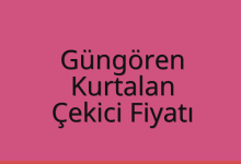 Güngören Çekici Fiyatı – Kurtalan Oto Kurtarıcı Ücreti