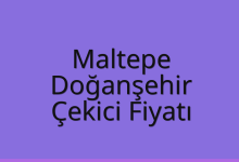 Maltepe Çekici Fiyatı – Doğanşehir Oto Kurtarıcı Ücreti