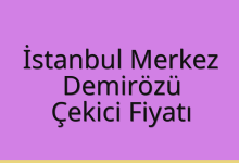 İstanbul Merkez Çekici Fiyatı – Demirözü Oto Kurtarıcı Ücreti