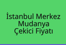 İstanbul Merkez Çekici Fiyatı – Mudanya Oto Kurtarıcı Ücreti